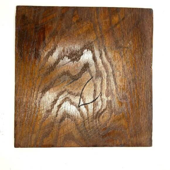 Vintage Hand-Carved Wooden Clipper Ship Relief Wall Art Nautical 11" X 11" - Picture 2 of 3